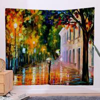 51x60 Bedroom Wood Art Tapestry Fireplace Art For Backdrop Blanket Home Festival Decor