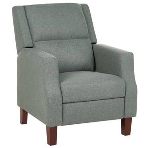 Beliani - EGERSUND - TV-fauteuil - Groen - Fluweel