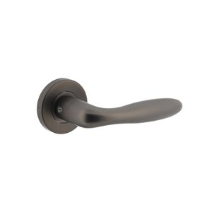 Intersteel Deurklink Jupiter op rozet antraciet grijs