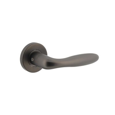 Intersteel Deurklink Jupiter op rozet antraciet grijs
