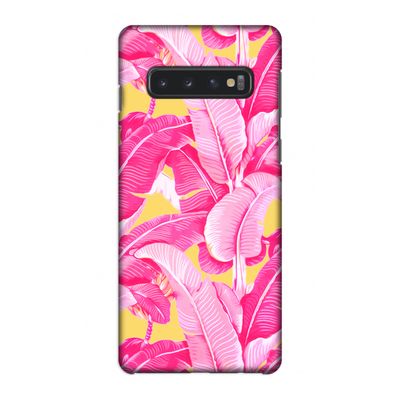 Pink Banana: Samsung Galaxy S10 4G Volledig Geprint Hoesje