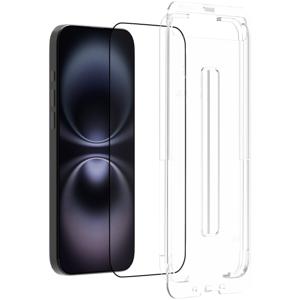 Just in Case Tempered Glass voor Apple iPhone 16 Pro, hulpstuk 1-pack Smartphone screenprotector