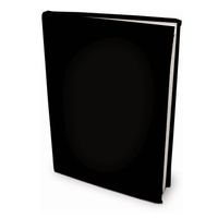 6 Stuks rekbare boekenkaften - Zwart - thumbnail