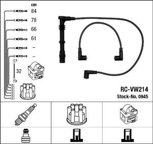 Bougiekabelset RCVW214