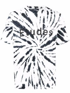 Etudes t-shirt Wonder à imprimé tie dye - Blanc