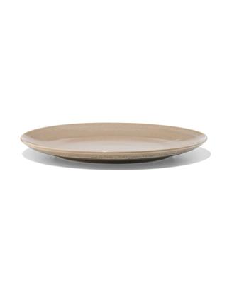 051 Dinerbord Ø26.4cm Monaco Reactief Glazuur Lichtbruin (lichtbruin)