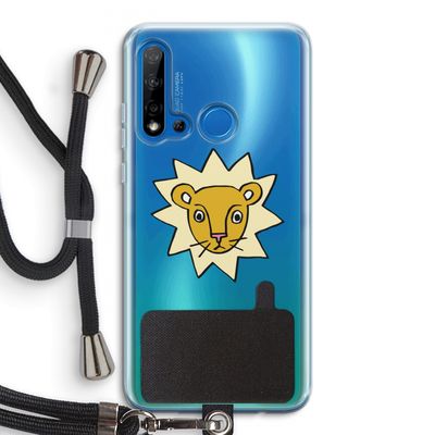 Kleine leeuw: Huawei P20 Lite (2019) Transparant Hoesje met koord