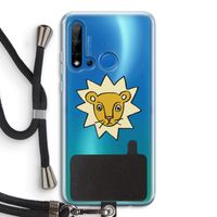 Kleine leeuw: Huawei P20 Lite (2019) Transparant Hoesje met koord