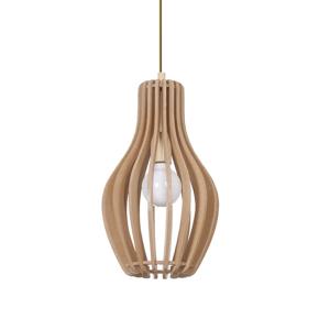 Nowodvorski Houten hanglamp Ika Ø 24cm 4171