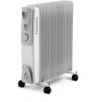 Elektrische olieradiator - 2500W - WARM TECH - 240V - Tot 40m3 - Grijs
