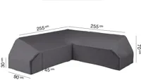 AeroCover hoeksethoes platform 255x255x90xh30/45/70cm