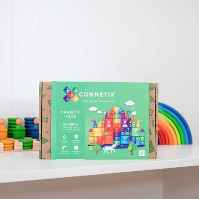 Connetix Creative Pack Rainbow | 102 stuks