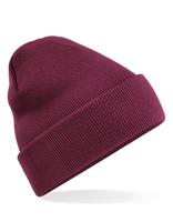 Beechfield CB45 Original Cuffed Beanie - Burgundy - One Size - thumbnail