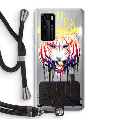 Fading: Huawei P40 Transparant Hoesje met koord