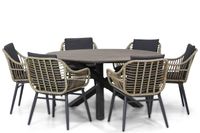 Coco Leonardo/Ancona 150 cm rond dining tuinset 7-delig - thumbnail