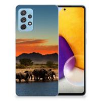 Samsung Galaxy A72 | TPU Hoesje | Olifanten Samsung Galaxy A72 | TPU Hoesje | Olifanten