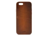 Senza Senza Desire Leather Cover with Card Slot Apple iPhone 6/6S Burned Cognac