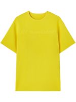 Jil Sander haut à logo en relief - Jaune