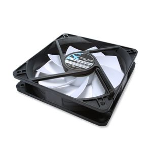 Fractal Design Silent Series R3 120 mm Computer behuizing Ventilator 12 cm Zwart, Wit