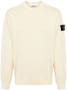 Stone Island sweat en coton à patch Compass - Tons neutres