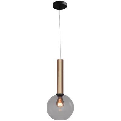 Masterlight Hanglamp Ø 20cmBella 2 Messing goud met smoke glas - 2980-02-05-20