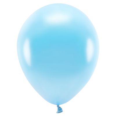 300x Lichtblauwe ballonnen 26 cm eco/biologisch afbreekbaar