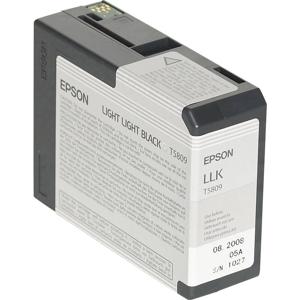 Epson Inktcartridge T5809 Origineel Light lichtzwart C13T580900