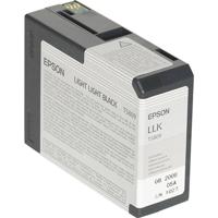 Epson Inktcartridge T5809 Origineel Light lichtzwart C13T580900 - thumbnail