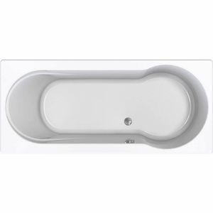 Inbouw Duo Ligbad Wisa New Fontana 170x75x50 cm Wit Wisa