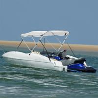 VidaXL Biminitop 3 bogen met zijwanden 183x(154-167)x137 cm - thumbnail
