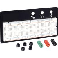 TRU COMPONENTS EIC-102B Breadboard Totaal aantal polen 830 (l x b x h) 165 x 55 x 9 mm 1 stuk(s) - thumbnail