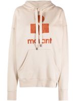 MARANT ÉTOILE hoodie en coton mélangé à logo imprimé - Tons neutres - thumbnail