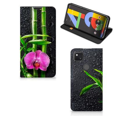 Google Pixel 4a Smart Cover Orchidee