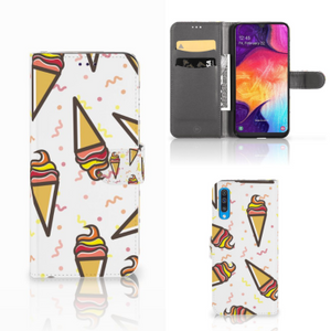 Samsung Galaxy A50 Book Cover Icecream