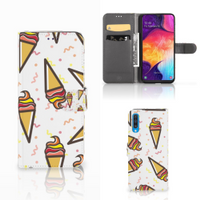 Samsung Galaxy A50 Book Cover Icecream - thumbnail