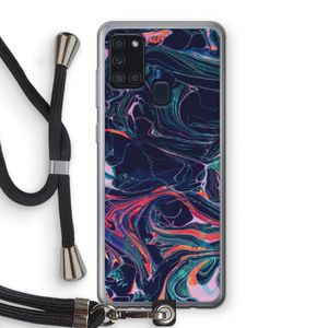 Light Years Beyond: Samsung Galaxy A21s Transparant Hoesje met koord
