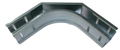 Bochtstuk 90gr 50mm gegalvaniseerd voor metalen kabelgoot 50mm