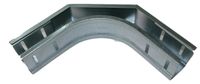 Bochtstuk 90gr 50mm gegalvaniseerd voor metalen kabelgoot 50mm