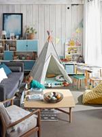 Dubbelzijdige tipi meerkleurig