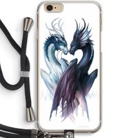 Yin Yang Dragons: iPhone 6 / 6S Transparant Hoesje met koord