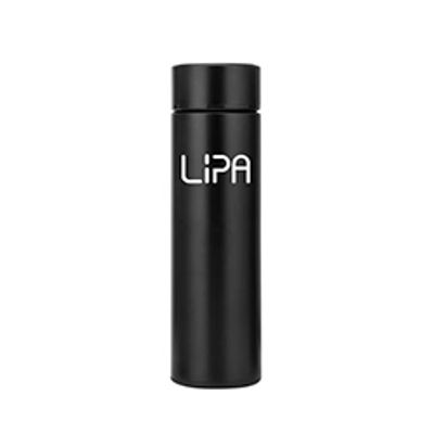 Lipa FT1 thermosfles 0.5l met LED en theefilter display zwart