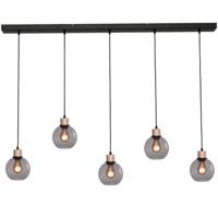 Masterlight Hanglamp Lazise 5x Ø 15cm goud 2641-05-02-130-5-15