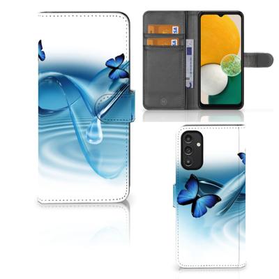 Samsung Galaxy A14 4G | Telefoonhoesje | Met pasjeshouder | Vlinders