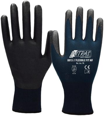 NITRAS SAFETY Nitras fijn gebreide handschoen "flexible fit mf" glove size 9 flexible fit mf