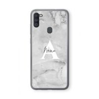Ivory Marble: Samsung Galaxy A11 Transparant Hoesje