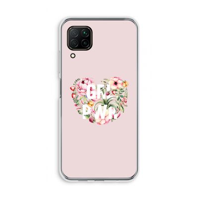GRL PWR Flower: Huawei P40 Lite Transparant Hoesje