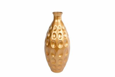 Vaas Jarron M goud glas 15x15x31cm