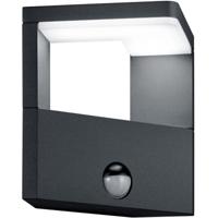 LED Tuinwandlamp met Bewegingssensor - 9W Warm Wit 3000K - IP54 Antraciet