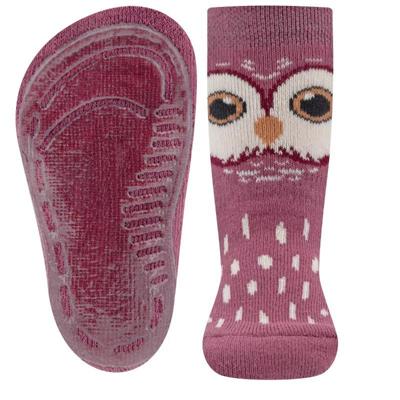 Ewers antislip sokken Stoppi softstep uiltje dusty rose-31-34