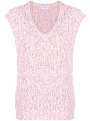 Ferragamo haut en maille - Rose